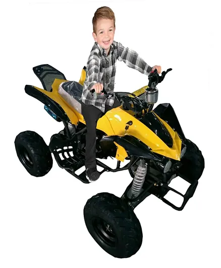 Myts Smart Sports 125 Cc Quad ATV Bike With Reverse For Kids - Yellow