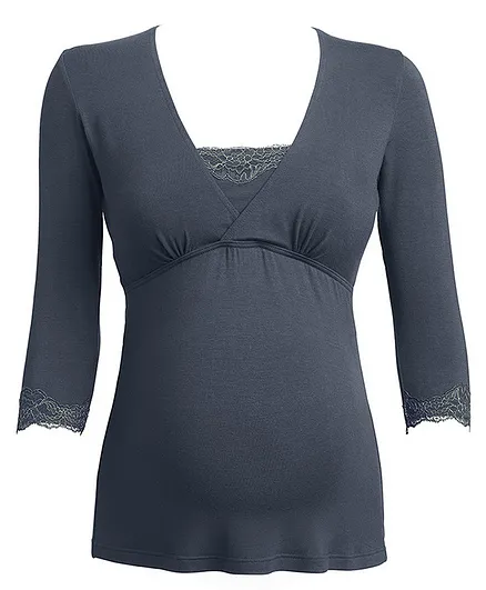 Maternity and Nursing Top Khali - Night Blue
