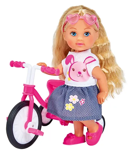 Evi Love Doll From Simba Tricycle Multicolour - 12 cm