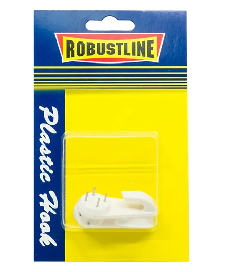 Robustline Plastic Hook Holding Capacity 2000g - 2 Piece Set