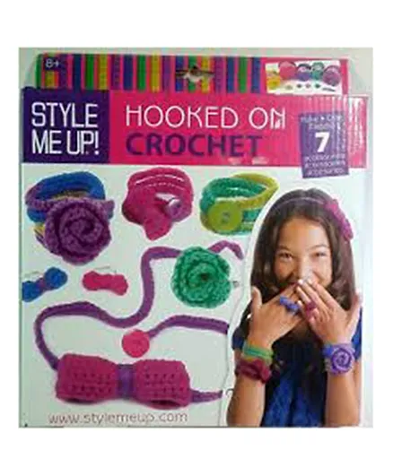 Style Me Up Hooked On Crochet with 7 Accessories - Multicolor