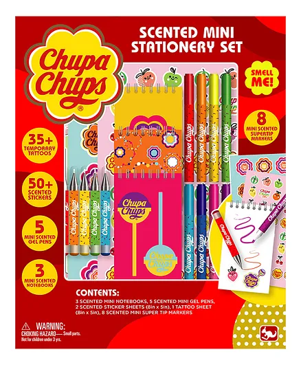 Kangaru CHUPS CHUPS Scented Mini Stationery  & Tattoo Set