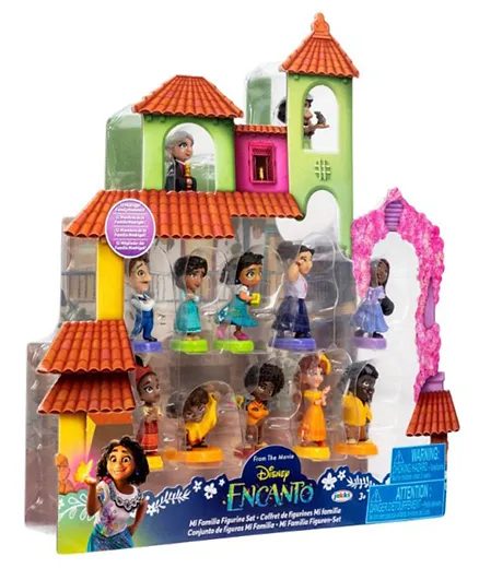 Disney Princess  Set of 12 Figurines & Encanto Family House