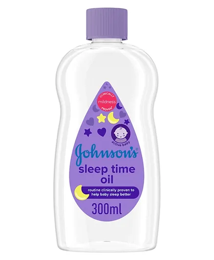 Johnson & Johnson Sleep Time Baby Oil - 300mL