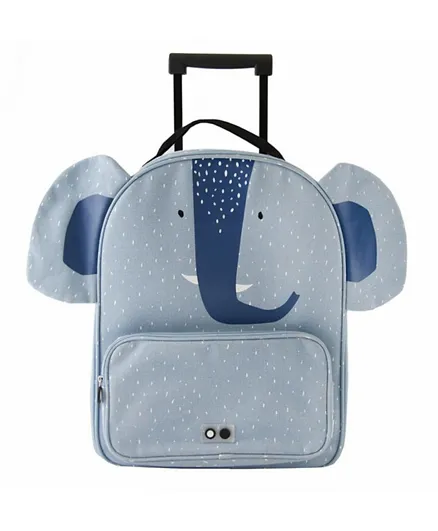 Trixie Mr. Elephant Travel Trolley Bag - Blue