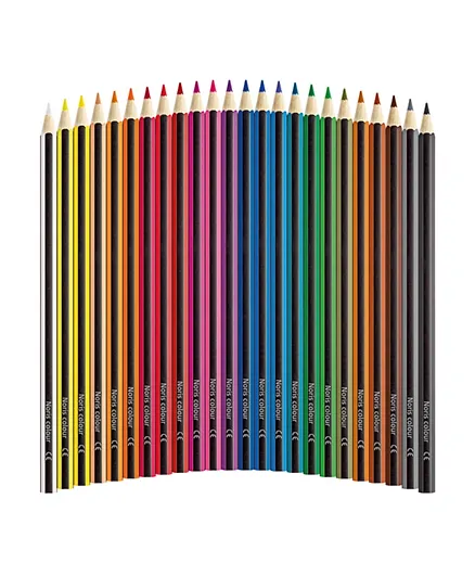 Staedtler Noris Coloured Pencils Metal Set Multi Color - Pack of 24