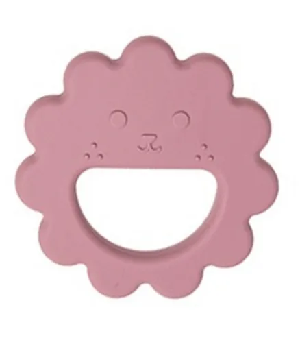 Factory Price Simba Lion Silicone Baby Teether - Pink