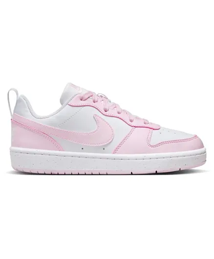 Nike Court Borough Low Recraft BG Lace Shoes - Pink & White