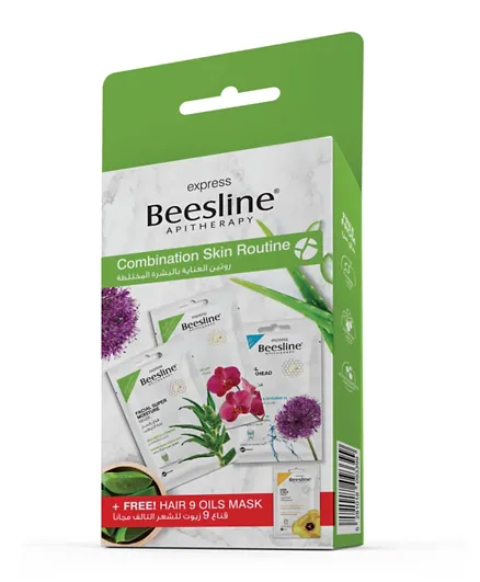 Beesline Combination Skin Routine + Hair 9 Oils Mask Free