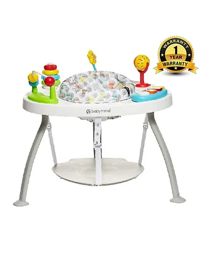Babytrend 3 in 1 Bounce N Play Activity Center Woodland Walk - Grey
