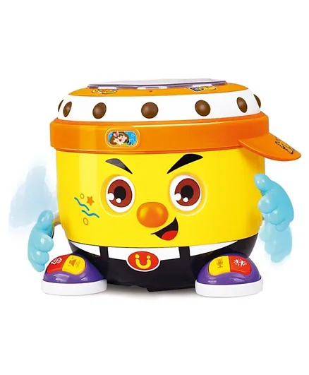 Hola DJ Party Drum Toy - Yellow