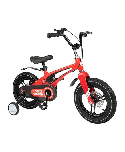 دراجة للأطفال من ليتل أنجل باللون الأحمر - 18 بوصة