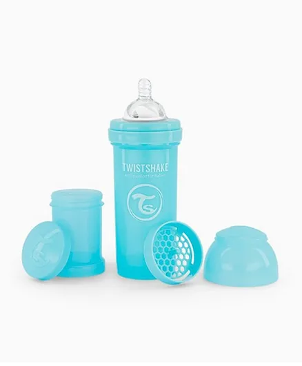 Twistshake Anti-Colic Feeding Bottle Pastel Blue - 260ml