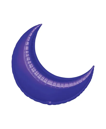 Party Center Crescent Super Shape Balloon - Purple