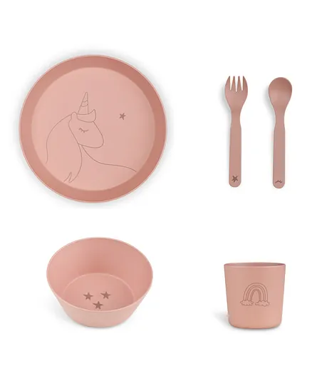 Citron 2022 PLA Tableware Set Unicorn - Pink