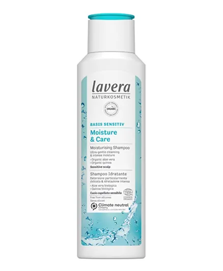 Lavera Basis Sensitive Moisture & Care Shampoo - 250mL