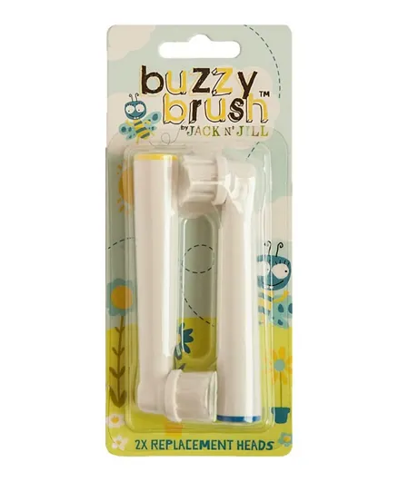 Jack N' Jill  Buzzy Toothbrush Replacement Heads - Pack of 2