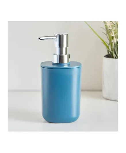 HomeBox Nova Single Solid Soap Dispenser - Blue