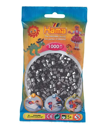 Hama Midi Beads in Bag - Silver
