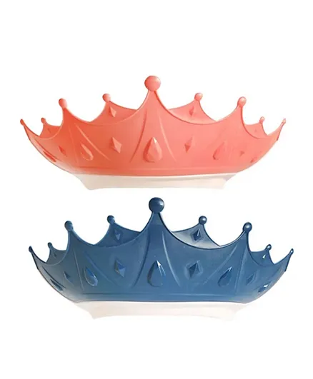 Star Babies Adjustable Crown Kids Shower Cap - PInk/Blue