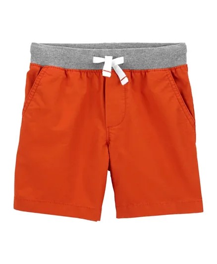 Carter's Pull-On Dock Shorts - Red