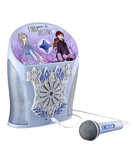 Kiddesigns Disney Frozen Bluetooth Karaoke Machine with Microphone
