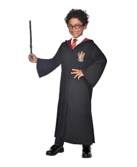 Party Centre Child Harry Potter Robe Kit Costume - Black