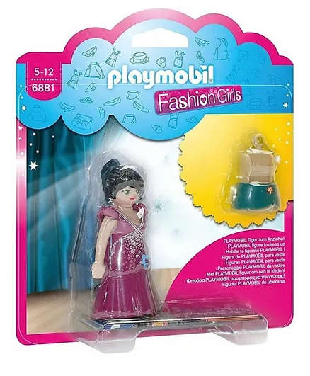 Playmobil Party Fashion Girl Doll - Purple