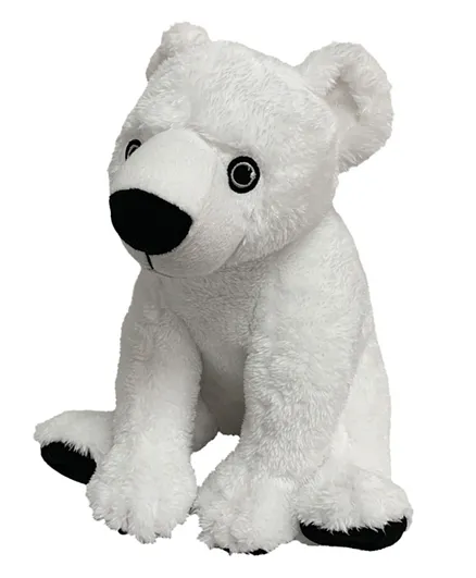 Deluxe Base Eco Buddiez Medium Polar Bear Soft Toy - 20 cm