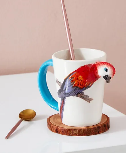 HomeBox Cypher One Bird Ceramic Mug - 500mL