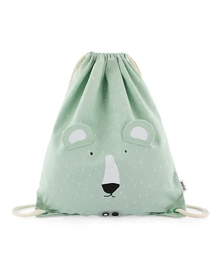 Trixie Mr. Polar Bear Drawstring Bag -15 Inches