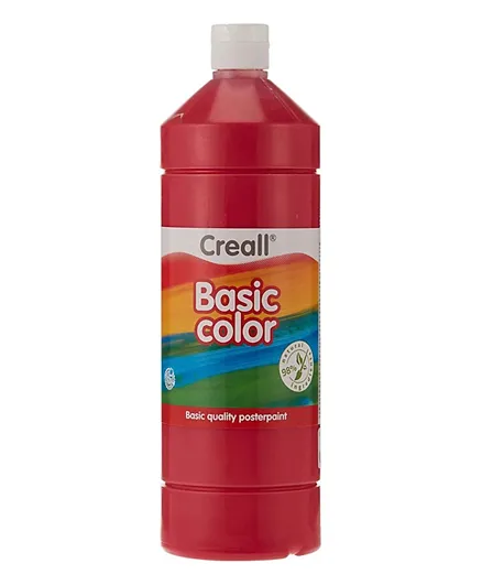 Creall White Poster Color Red - 1000mL