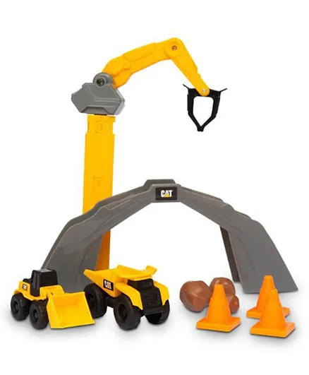 CAT Little Machine Construction Mat - Yellow and Black