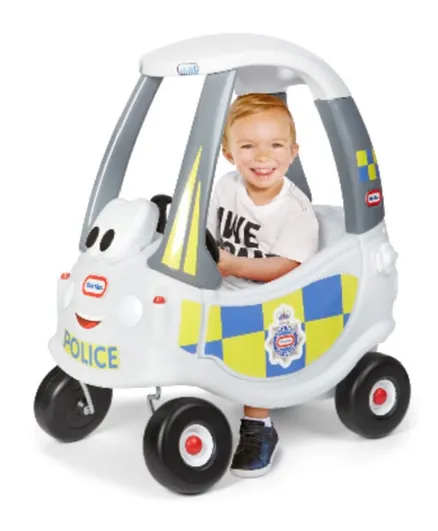 Little Tikes Police Response Cozy Coupe Car - White
