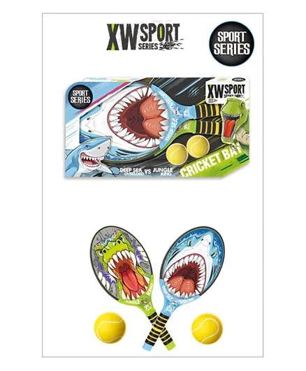 TTC Sports Tennis Set With 2 Paddles & Ball - Multicolor
