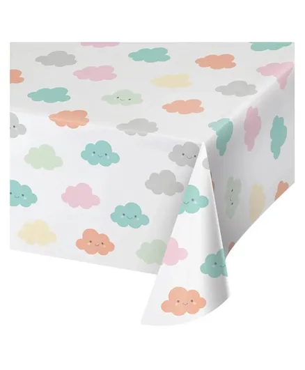 Creative Converting Sunshine Baby Shower Plastic Table Cover - Multicolour