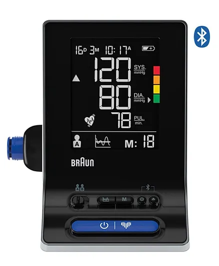 بران جهاز قياس ضغط الدم العلوي BUA 6350 ExactFit 5 Connect - أسود