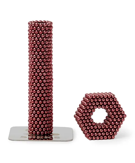 كرات سبيكس المغناطيسية الوردية - 516 قطعة