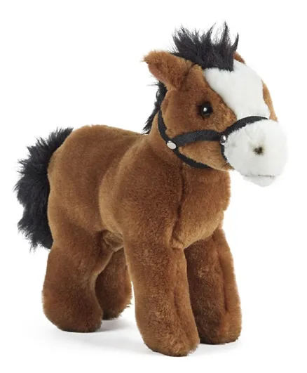 Abel Living Nature Horse with Bridle Soft Toy - 23 cm
