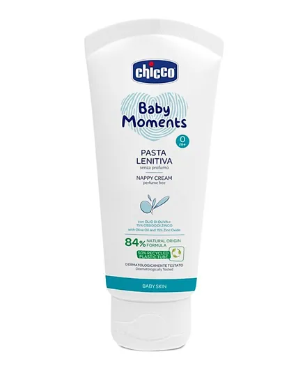 Chicco Baby Moments Nappy Cream Perfume Free for Baby Skin - 100mL
