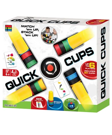 Kingso Quick Cups Game - Multicolor