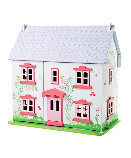 Bigjigs Heritage Playset Rose Cottage Dollhouse
