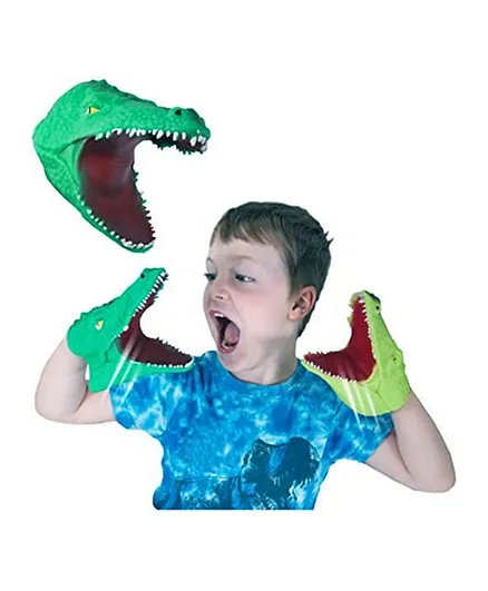 Deluxe Base Snap Attack Crocodiles Hand Puppet