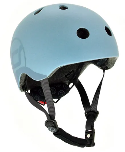 Scoot & Ride Kid Helmet Steel - S-M