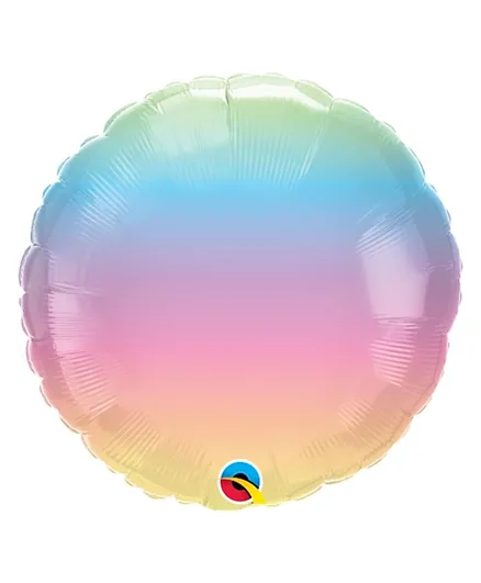 Qualatex Pastel Ombre Round Balloon - 18 Inches