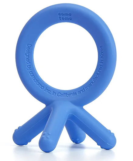 Comotomo Silicone Baby Teether - Blue