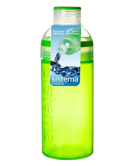 Sistema Trio Water Bottle Green - 580mL