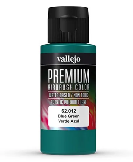 Vallejo Premium Airbrush Color 62.012 Blue Green - 60mL