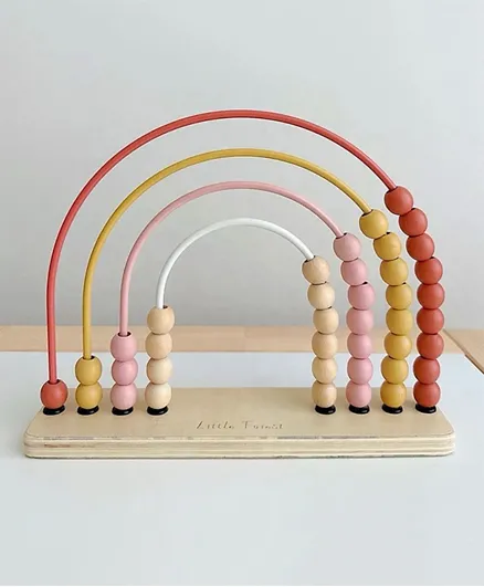 Woody Buddy Rainbow Abacus - Pink