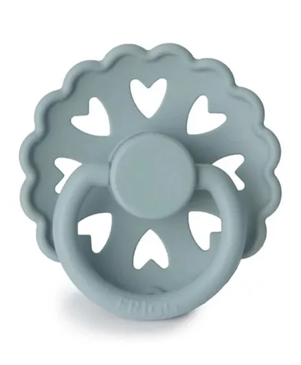 FRIGG Fairytale Silicone Baby Pacifier 1-Pack Stone Blue - Size 1